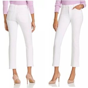 Mother The Mid Rise Dazzler Ankle Jeans Fairest Of Them All White Size 30